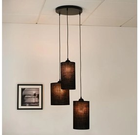 Brilagi - Luster na lanku TUBES 3xE27/15W/230V čierna