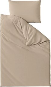 Krepové obliečky DENYX BLEND svetlohnedé, zips Rozmer obliečky: 2 ks 70 x 90 cm | 200 x 220 cm
