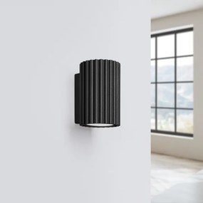 Sollux SL.1648 - Nástenné svietidlo KARBON 1xGU10/10W/230V čierna