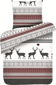 Biber obliečky nórsky motív, soby%