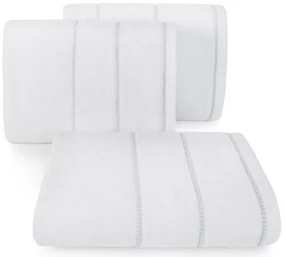 Dekorstudio Bavlnený uterák R137-01 biely Rozmer uteráku: 30x50cm