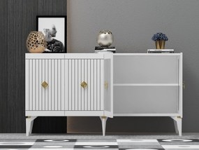 Skrinka Lideke (biela + zlatá) . Vlastná spoľahlivá doprava až k Vám domov. 1093409