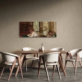 Obraz - Edmund Tarbell, Josephine and Mercie, reprodukcia (120x50 cm)