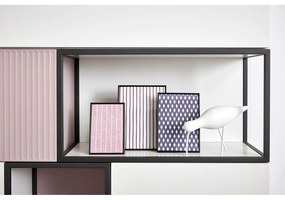 Čierny kovový stojací/na stenu rámček 11x16 cm Sweet Memory – Zilverstad