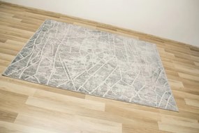 Koberec Opal F438A krémový / sivý / modrý