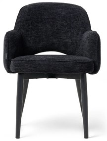 BENTO BLACK ČALÚNENÁ STOLIČKA Black