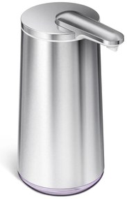 Sivý automatický oceľový dávkovač mydla 266 ml - simplehuman