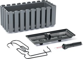 Závesný kvetináč BOARDEE FENCYCASE W antracit