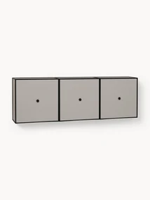 Nástenný konzolový stolík z dreva a kovu Frame