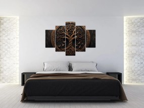 Obraz – Drevený strom života (150x105 cm)