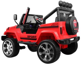 RAMIZ ELEKTRICKÉ AUTÍČKO RAPTOR DRIFTER 4x4 OFF ROAD ČERVENÁ  4x45W - 12V / 10Ah - 2023