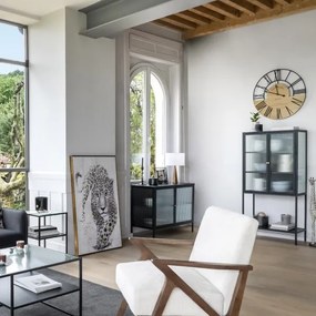 Atmosphera - Stolná lampa AINA 1xE27/25W/230V borovica