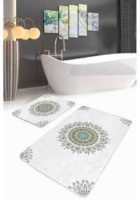 Biele kúpeľňové predložky v súprave 2 ks 60x100 cm – Mila Home