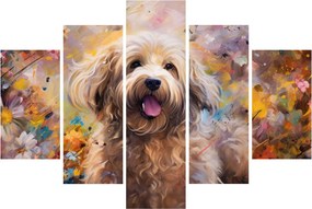 Obraz - Šťastný pes II. (150x105 cm)