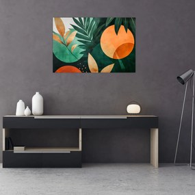 Obraz - Geometrické prírodné motívy (90x60 cm)