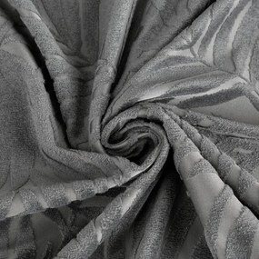 Dekorstudio Záves LIVIA na dekoračných krúžkoch 140x250 cm - oceľovosivý