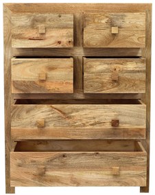 furniture-nabytek.cz - Vysoká komoda z mangového dreva 90x120x45