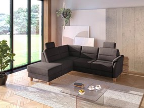 XXXLutz ROHOVÁ SEDAČKA, textil, tmavohnedá Sit & More - Sedačky - 000144019757