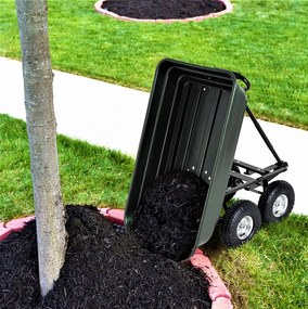 Záhradný vozík GARDENLINE čierny