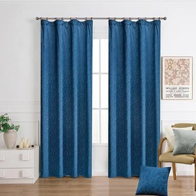 Záves na páske ROSALIA VET449/5/210GSM 140x250 cm granátový