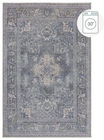 Zelený umývateľný koberec s prímesou recyklovaných vlákien 120x170 cm Windsor – Flair Rugs
