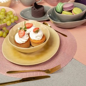 Súprava príborov ABELE ALL zlatá 16 ks 951910