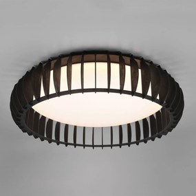 Stropné LED svietidlo Monte, CCT, Ø 60 cm, čierna