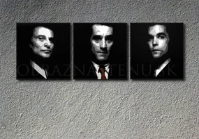 Ručne maľovaný POP Art obraz Goodfellas 150x50 cm