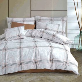 RENFORCÉ OBLIEČKY QUATRE EXCLUSIVE 200X220 CM, 2 KS 70X80 CM VZOROVANÉ