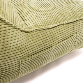 Sedací vak Leone XXL s penovou výplňou – menčester, MOOD Farba MOOD: Žltý