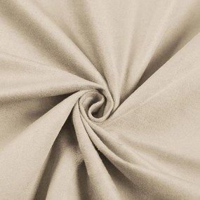 Biante Štvorcový obrus/imitácia brúsenej kože Alcantara ALC-007 Krémovo béžový 90x90 cm