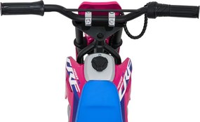 Elektrická motorka HONDA CFR450R ružová
