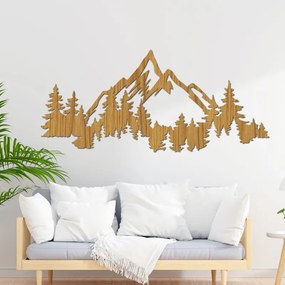 Moderný drevený panel s horským motívom pre váš domov | SENTOP HDF0526