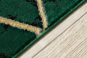 Behúň EMERALD exkluzívny 1014 glamour, styl kocka zelený/zlatý