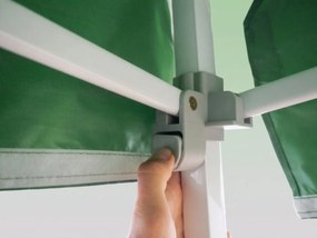 Oceľový rýchlorozkladací stan 3x3 so strieškou, Modrá