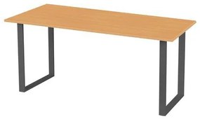 Kancelársky stôl Square, 140 x 80 x 75 cm, rovné vyhotovenie, buk