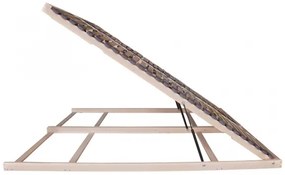 TEXPOL DOUBLE VÝKLOP NOŽNÝ (lamelový rošt) Rozmer: 195 x 200 cm