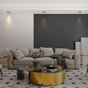 Briloner 7039-035 - SADA 3x LED Kúpeľňové podhľadové svietidlo LED/5W/230V IP44