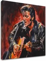 Obraz Elvis Presley - Ikona na pódiu | 100% originál domaľovaný akrylom