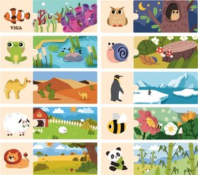 Drevené puzzle Viga 44675 môj domov