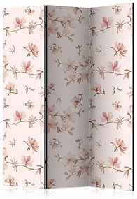 Paraván - Magnolia Twigs [Room Dividers] Veľkosť: 135x172, Verzia: Akustický
