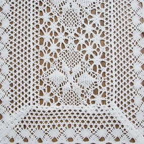 Dekorstudio Čipkovaná štóla na stôl MEGGY - biela 32x140cm