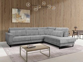 XXXLutz ROHOVÁ SEDAČKA, textil, kompozitné drevo, svetlosivá MID.YOU - Sedačky - 000694010006
