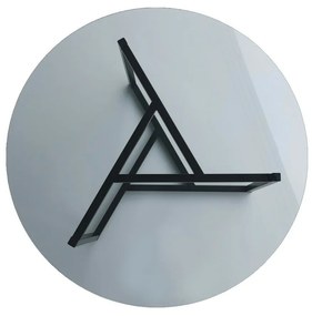 Konferenčný stolík Trio Black s tmavým sklom