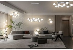 Wofi 9014-807 - LED Prisadený luster NANCY 8xG9/3,5W/230V lesklý chróm