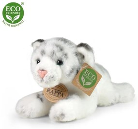 Plyšový tiger biely ležiaci 17 cm ECO-FRIENDLY