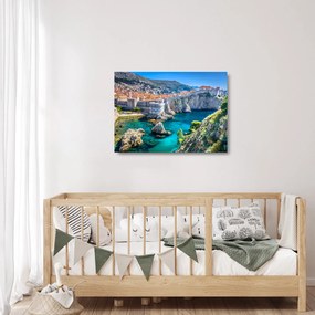Sklenený obraz - Dubrovník (70x50 cm)