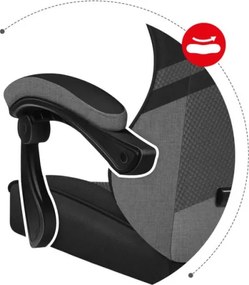 Herné kreslo Force 4.4 Grey Mesh