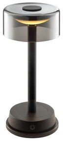 Brilliant - LED stmievateľná nabíjateľná dotyková stolná lampa RAZOR LED/2,5W/5V 2700K IP44 čierna