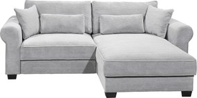 XXXLutz ROHOVÁ SEDAČKA, textil, sivá MID.YOU - Sedačky - 002220051701
